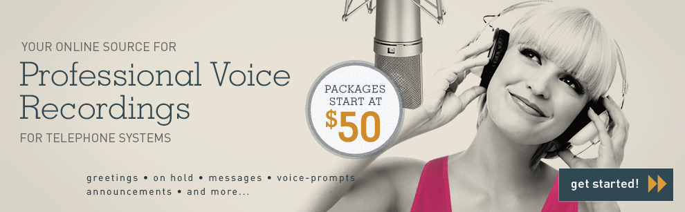 professional voice recordings