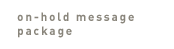 Message on hold