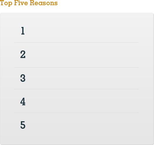 top five reasons to use snap recordings